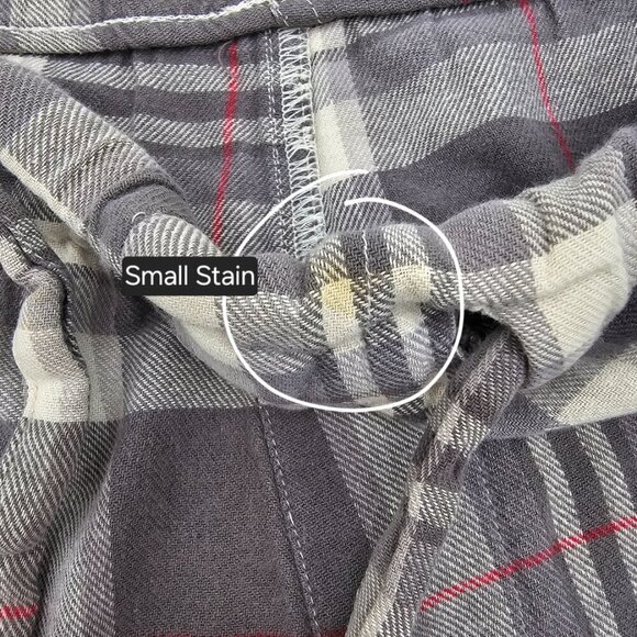 Men's Grey Plaid Pajama Pants, XXL, Drawstring, Old Navy - Picture 8 of 11